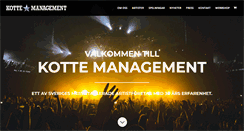 Desktop Screenshot of kottemanagement.se